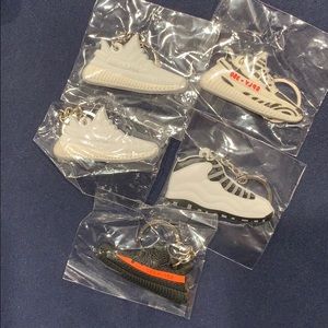 Yeezy and Jordan Keychains. Selling as individuals